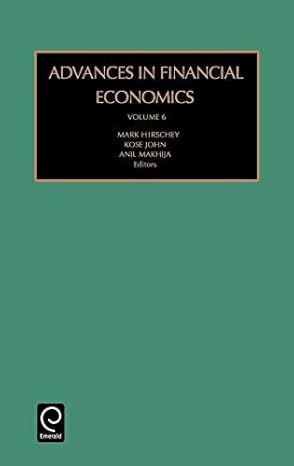 Advances in Financial Economics